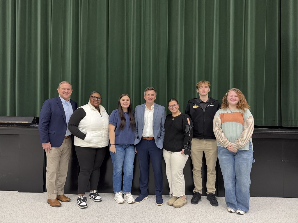 West Carroll Youth Leadership students along with Superintendent, Preston Caldwell, and State Representative, Brock Martin