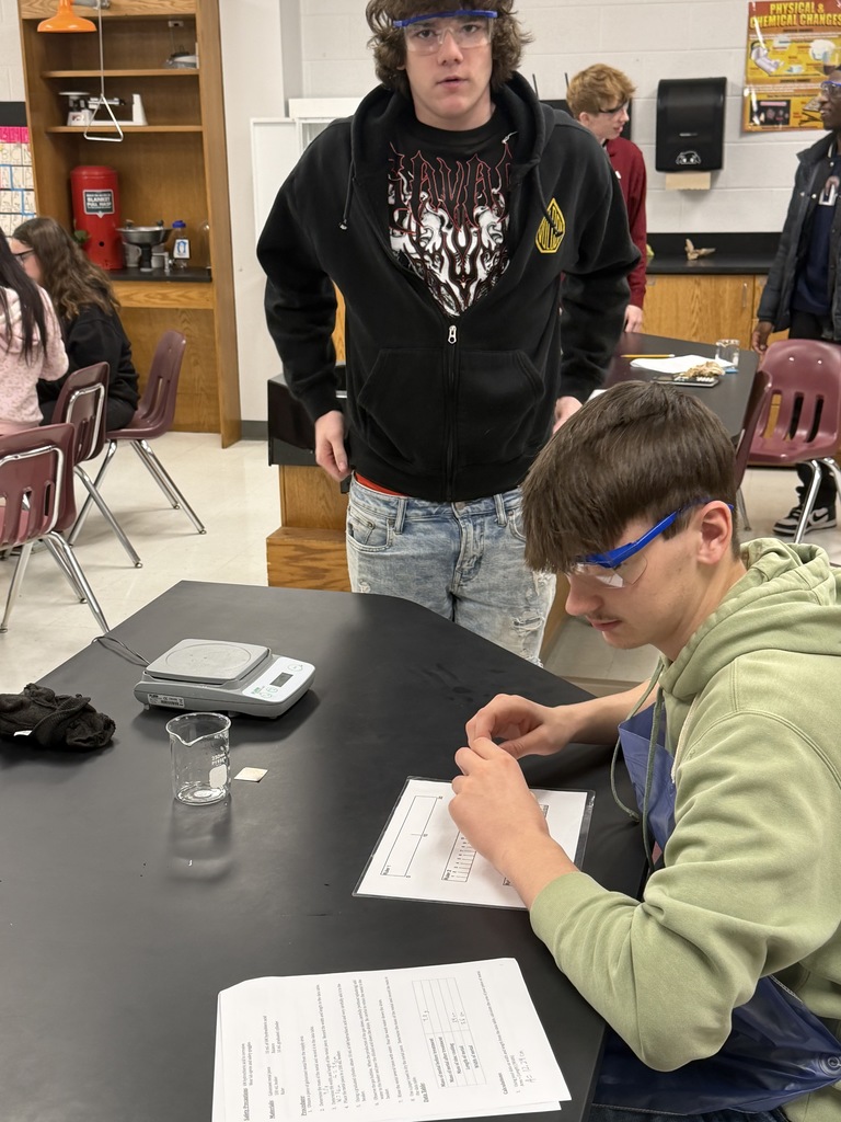 Chemistry students experimenting. 