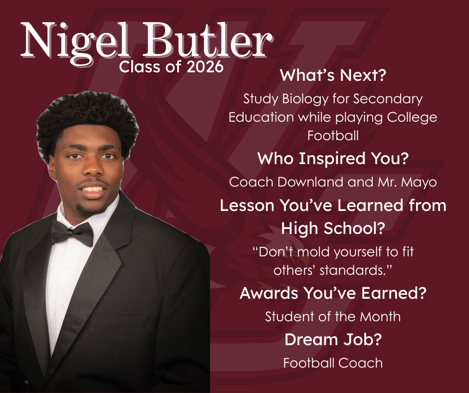 Senior Sunday Spotlight: Nigel Butler