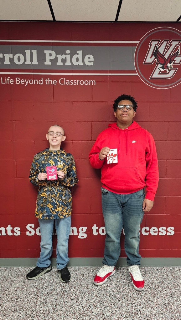 West Carroll Junior High and High School Read Across America Trivia Winners