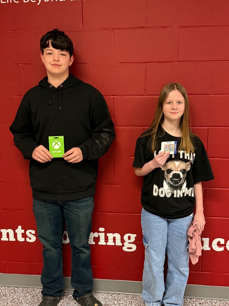 West Carroll Junior High and High School Read Across America Trivia Winners