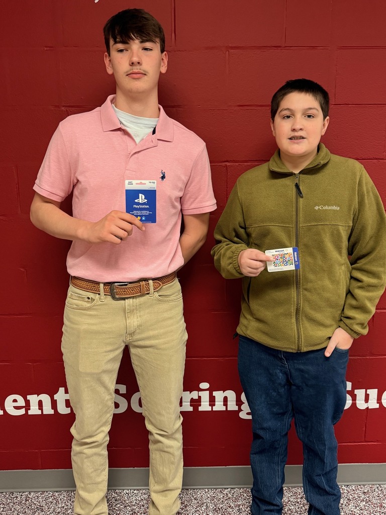 West Carroll Junior High and High School Read Across America Trivia Winners