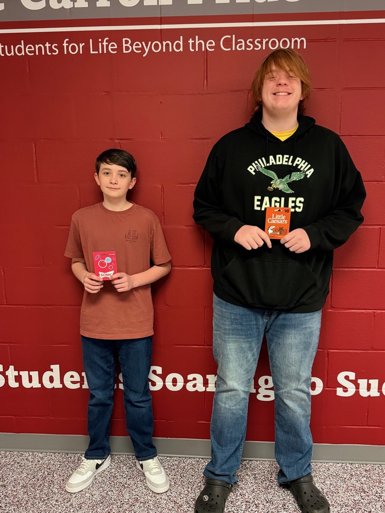 West Carroll Junior High and High School Read Across America Trivia Winners