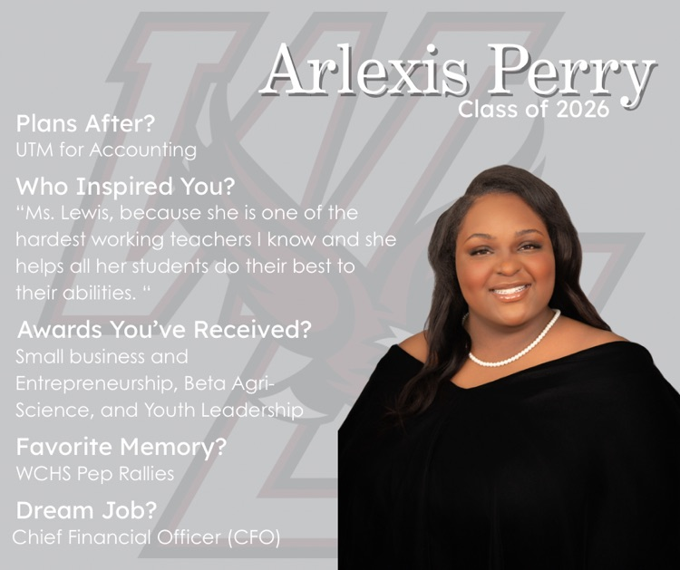 Senior Sunday Graphic: Arlexis Perry