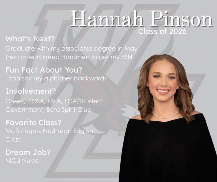 Senior Sunday Graphic: Hannah Pinson