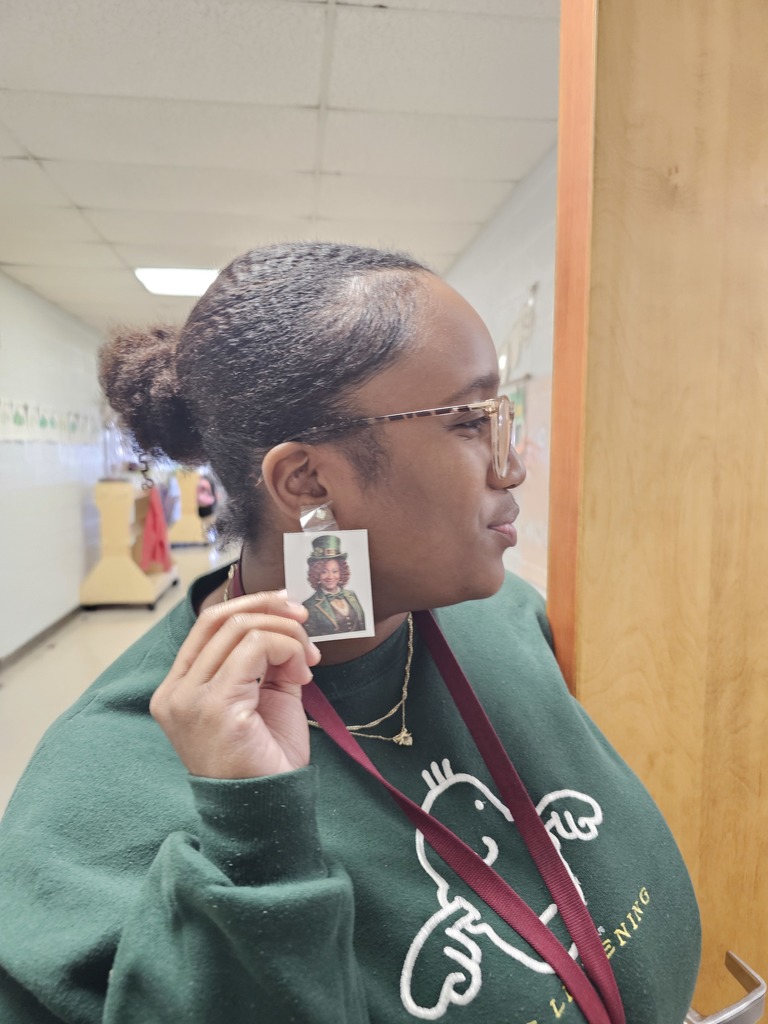 west carroll employees wearing green and celebrating st patrick's day