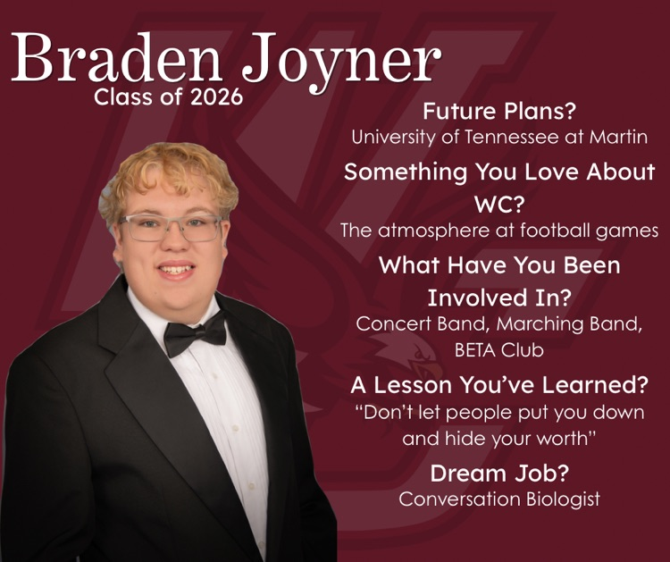 Senior Sunday Post : Brayden Joyner