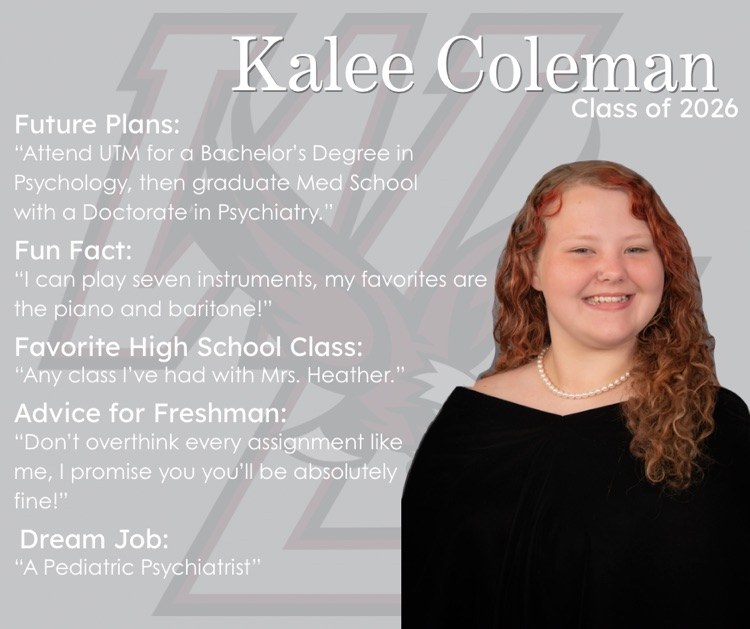Senior Sunday Post : Kalee Coleman
