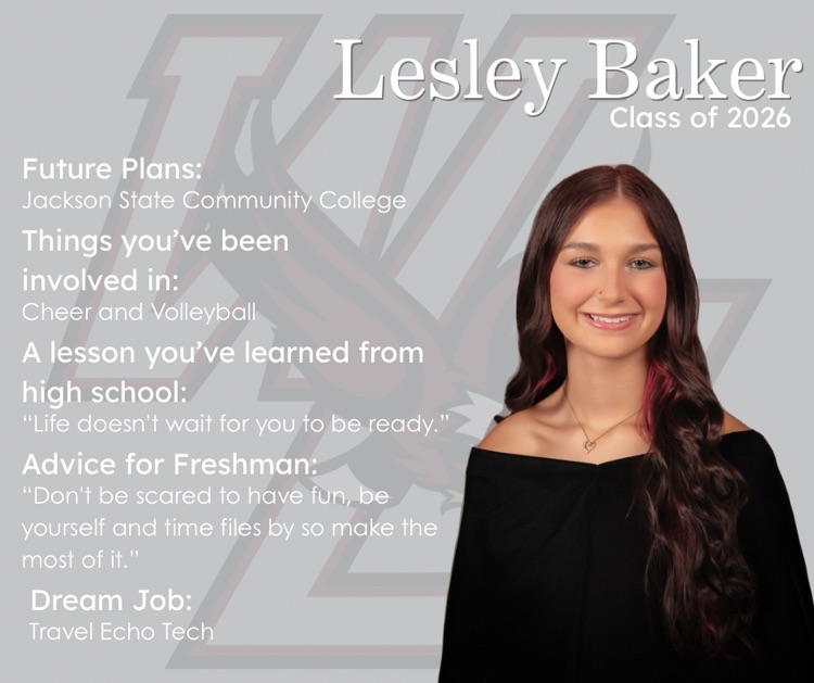 Senior Sunday Post : Leslie Baker