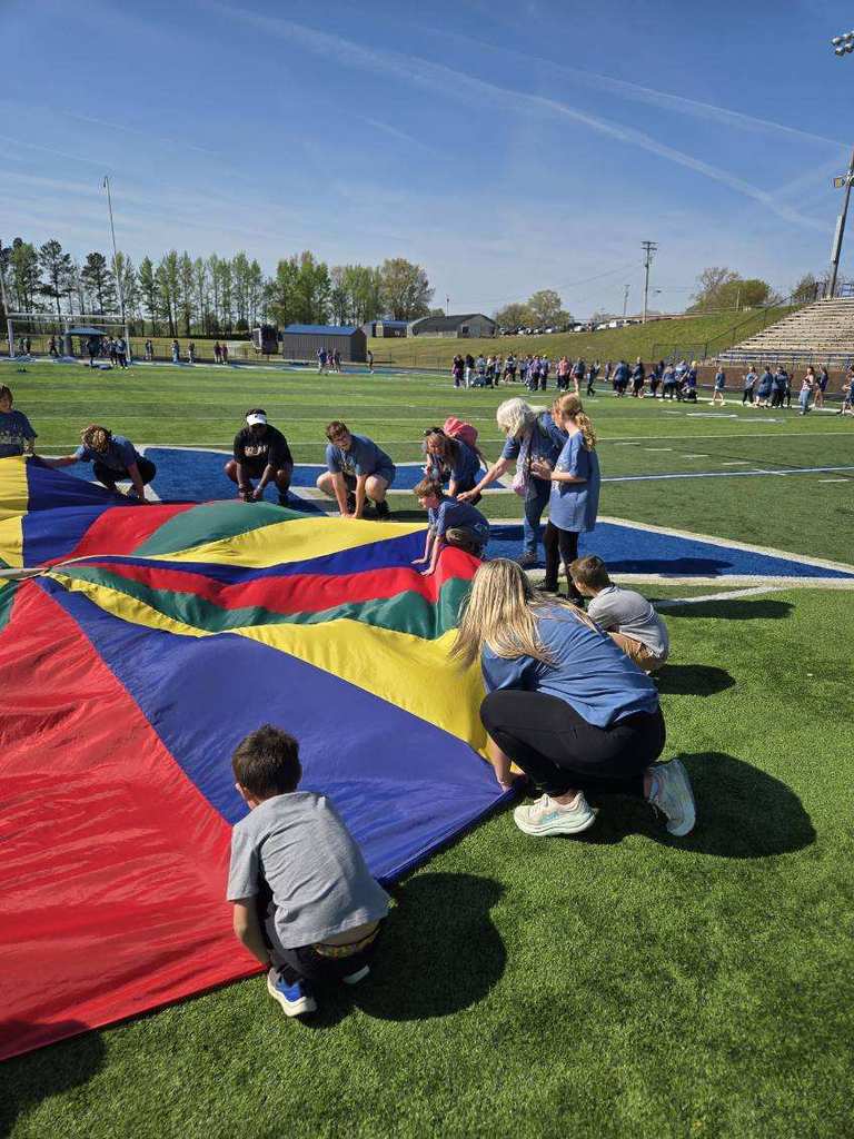 WPS Students Attend the Special Olympics and have a send off at school
