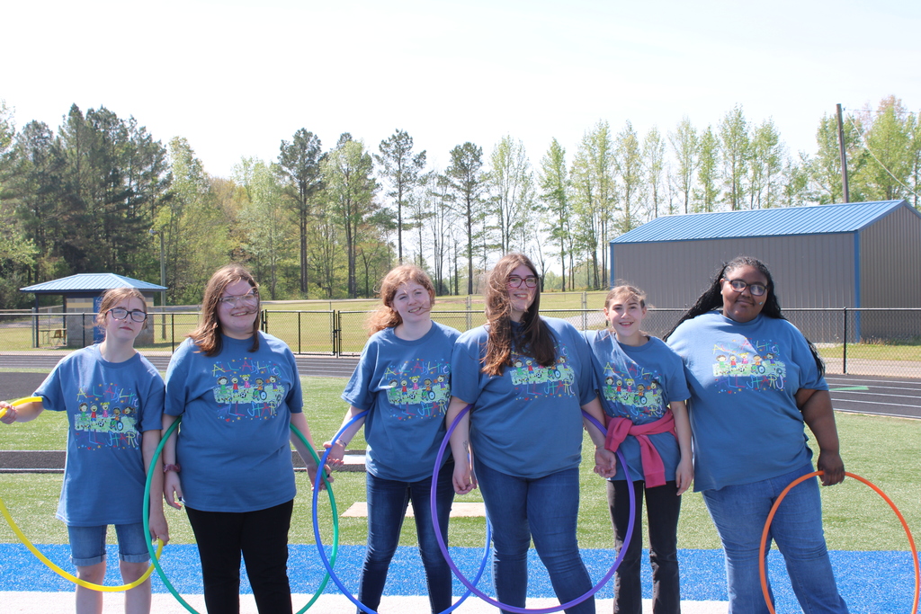 West Carroll Students participating at the Special Olympics 