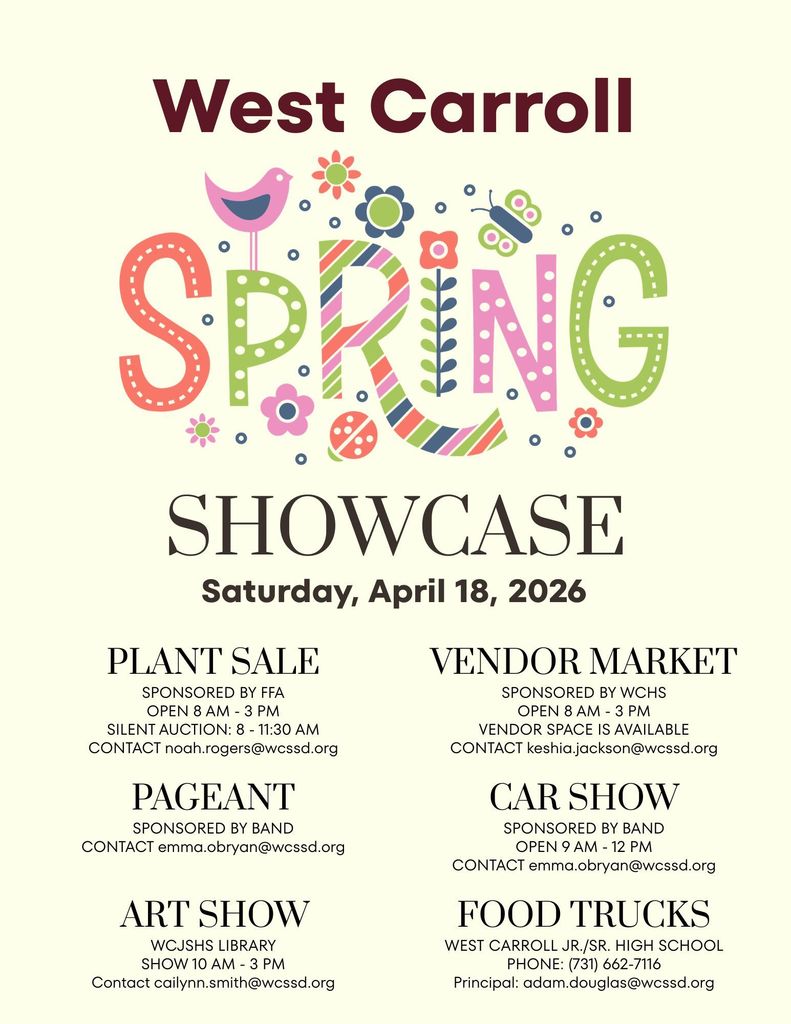 Spring Showcase Flyer