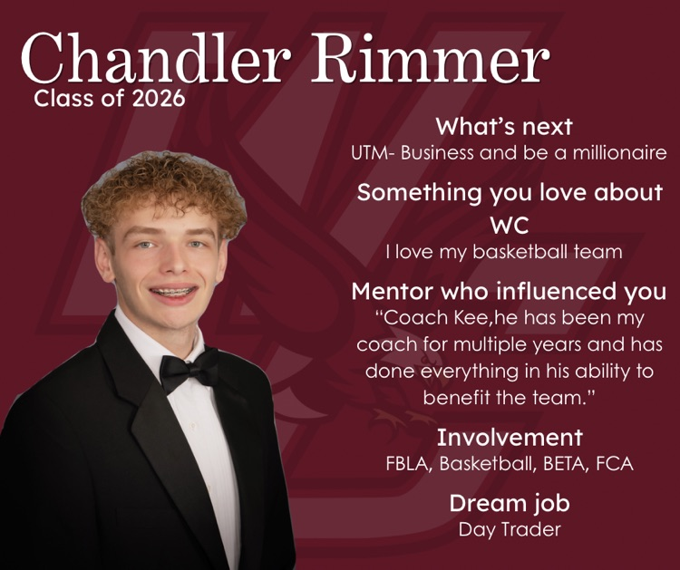 senior Sunday: Chandler Rimmer 