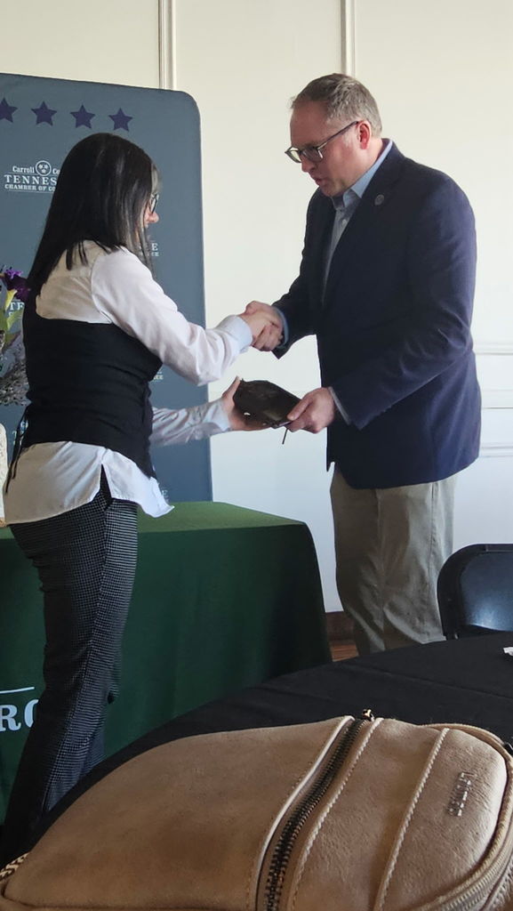 Senior Brylan Wilbanks honored in County ACT Banquet