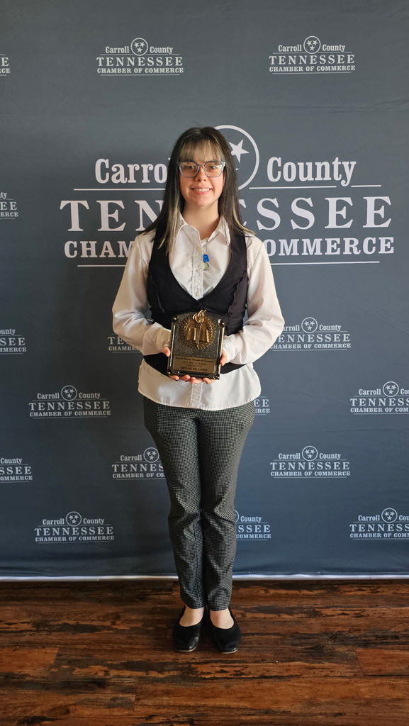 Senior Brylan Wilbanks honored in County ACT Banquet