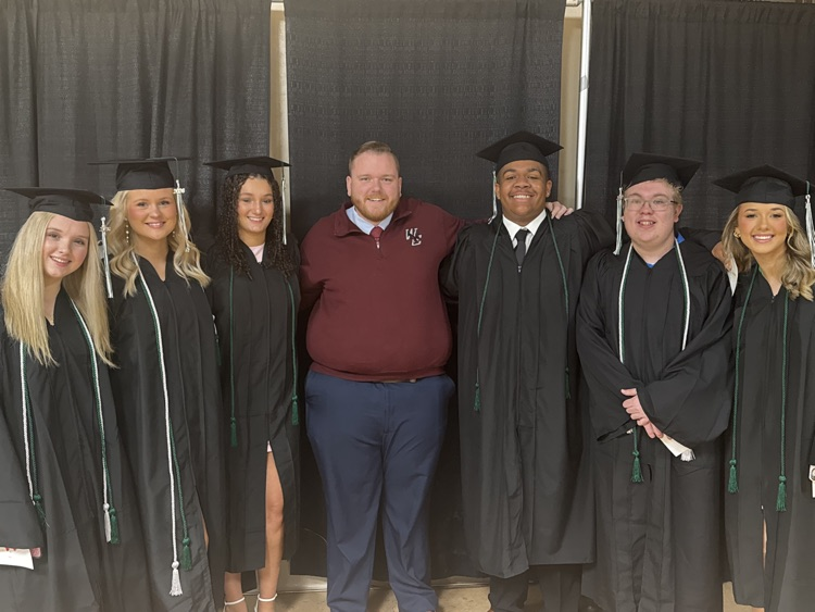 Middle college graduates with Dr. Douglas