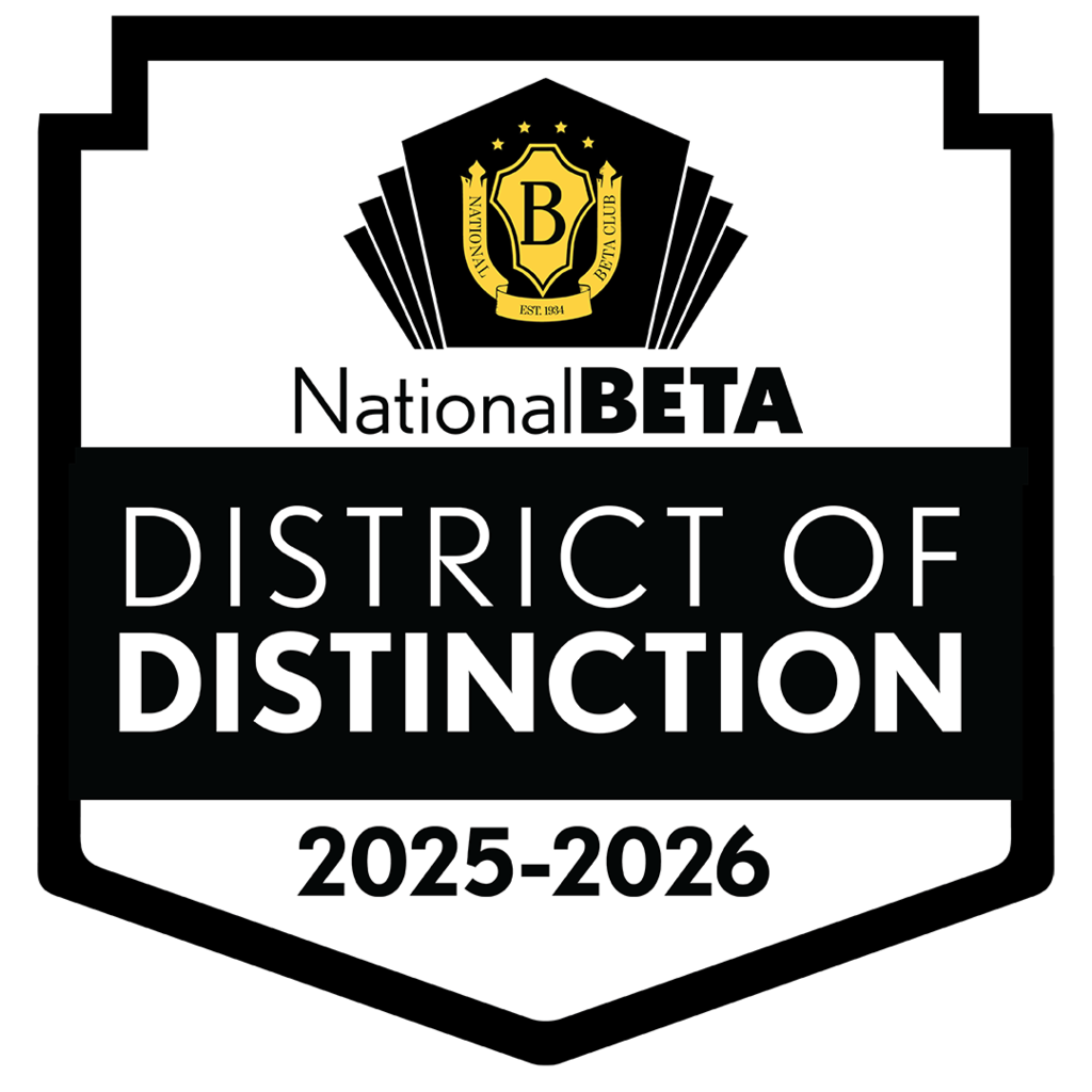 National Beta district of distinction award for 25-26 school year