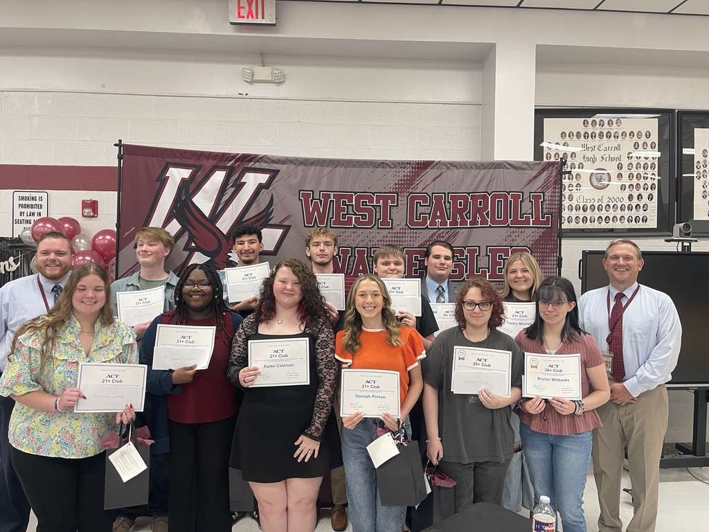 Seniors Scoring 21+ on the ACT: Miriam Bryant, Kalee Coleman, Anthony Dodd, Logan Jeter, Hailey Mitchell, Preston Nash, Elijah Neel, Evan Pepper, Chloe Pinson, Hannah Pinson, Molly Price, Chandler Rimmer, Emma Stout, Brylan Wilbanks, and Hayden Womac