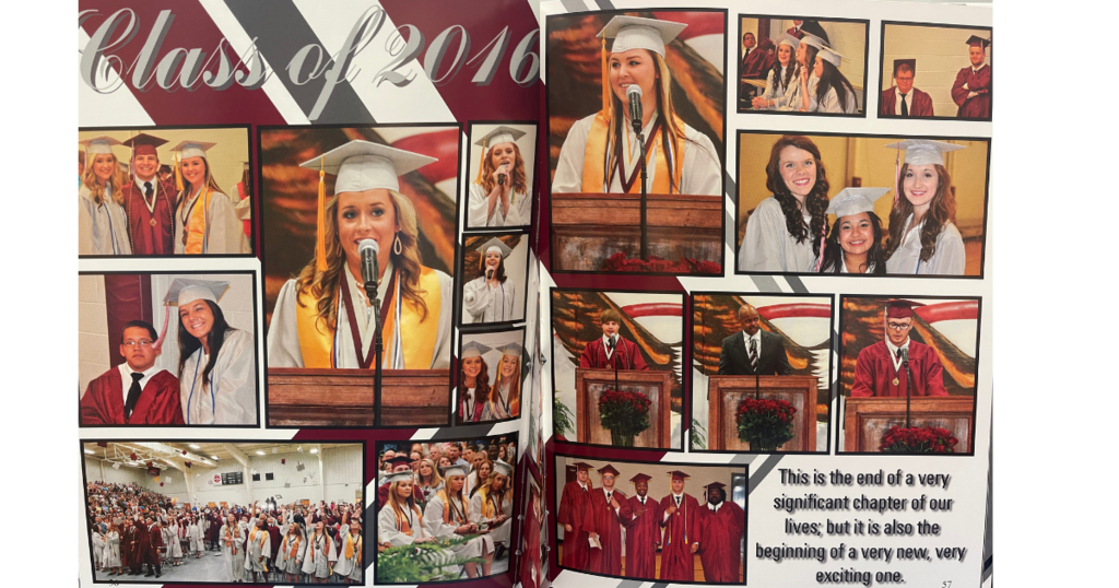 Class of 2016 yearbook photos