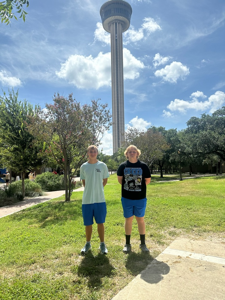 FBLA student at the towers of the Americas 