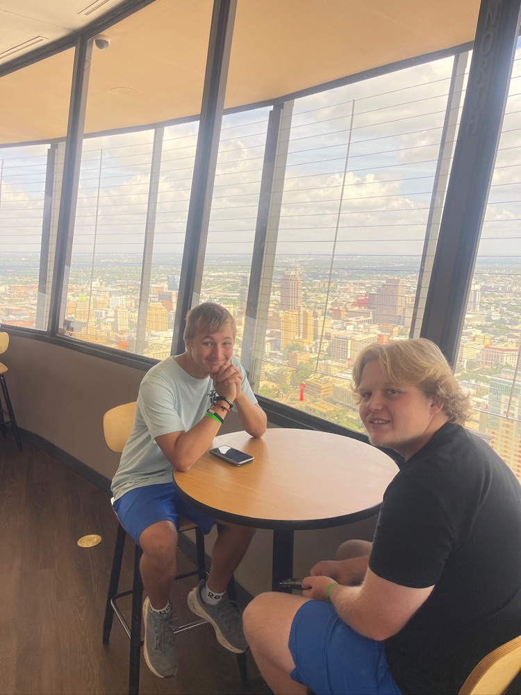 FBLA students at the Tower of the Americas 