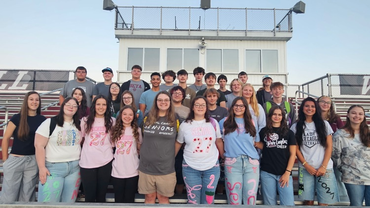 senior class members at senior sunrise