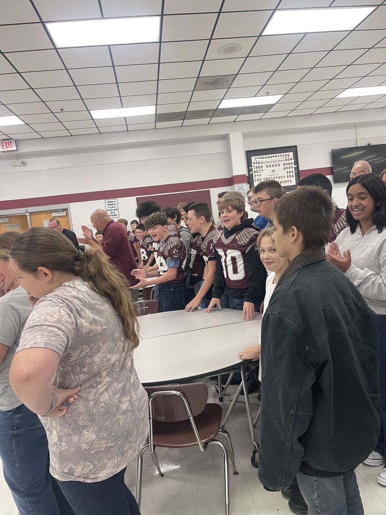7th and 8th grade students  with Chris Smith Guest Speaker