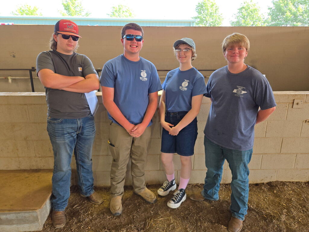 West Carroll FFA members competing at State Fair 