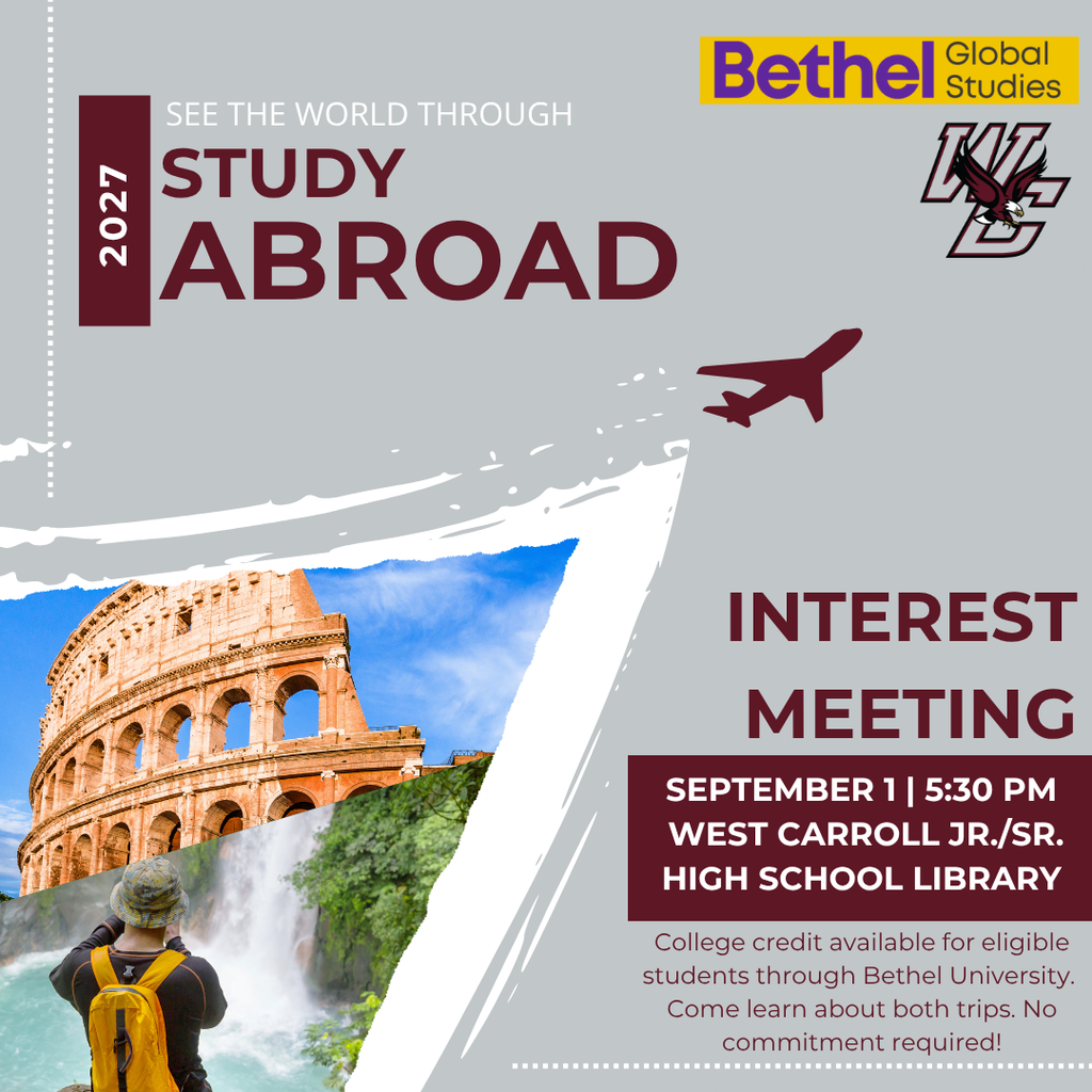 Study Abroad flyer
