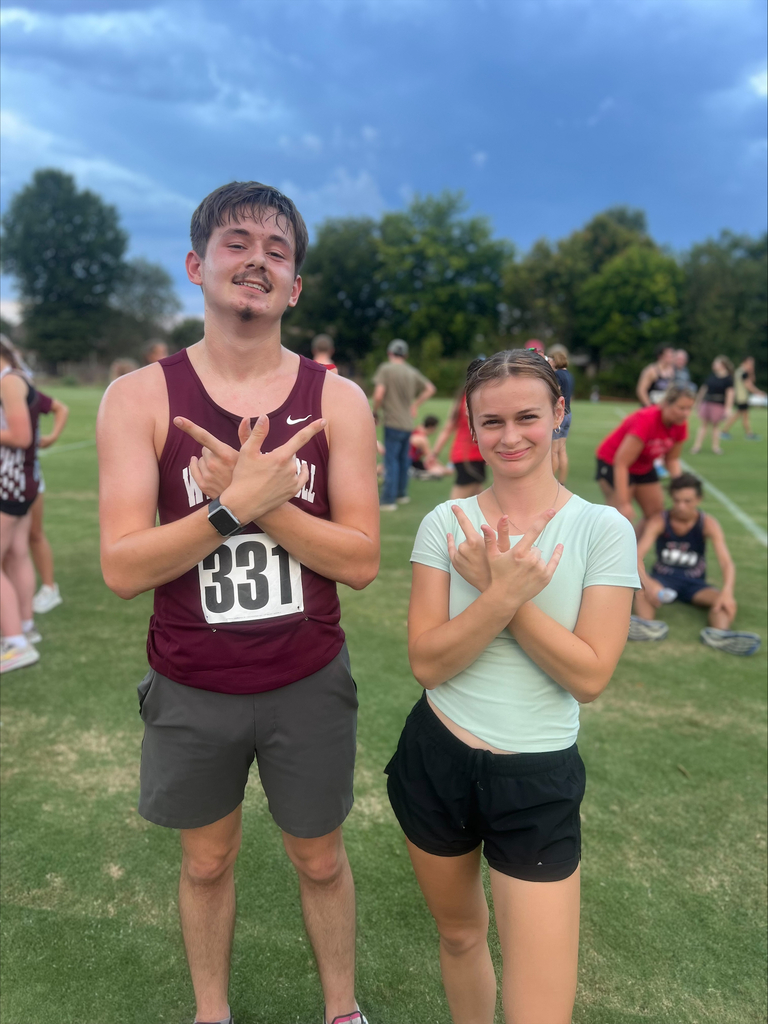 cross country runner and fan