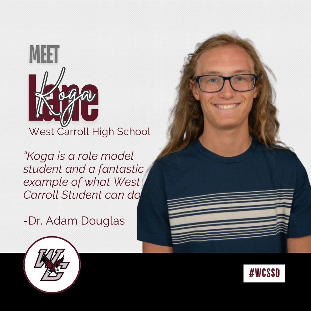 wcssd student of the week spotlight student with quote