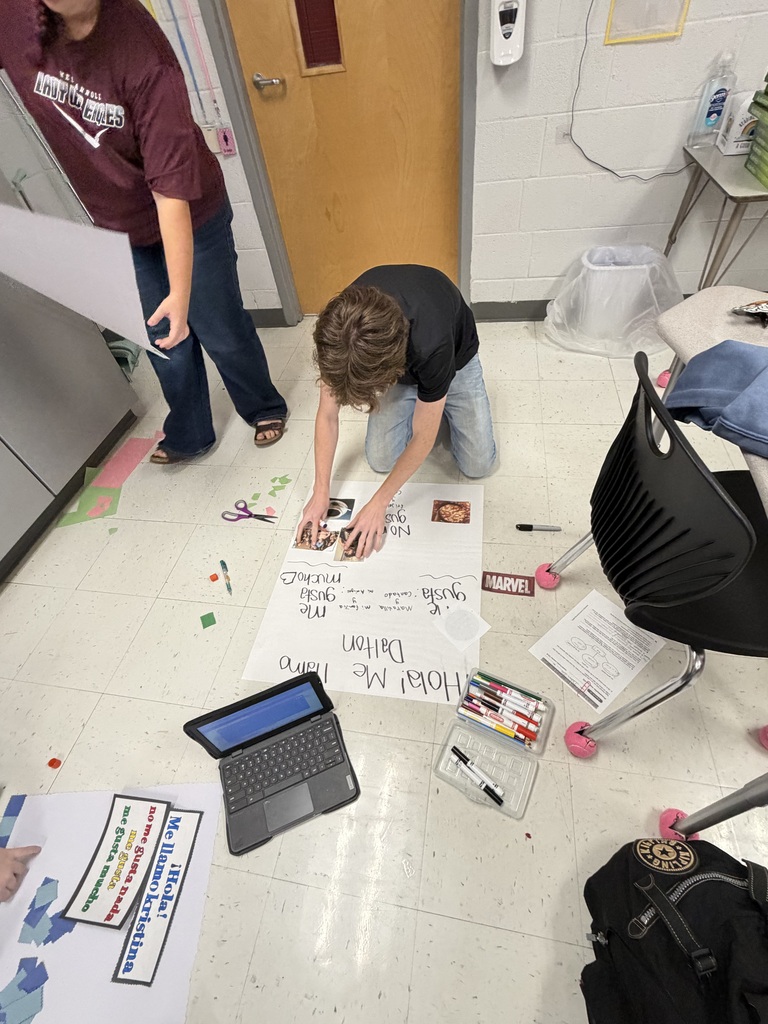 West Carroll Spanish students work on and proudly display colorful poster projects featuring photos, drawings, and Spanish phrases such as “me gusta,” “me gusta mucho,” and “no me gusta.” The proWest Carroll Spanish students work on and proudly display colorful poster projects featuring photos, drawings, and Spanish phrases such as “me gusta,” “me gusta mucho,” and “no me gusta.” The projects allow students to creatively demonstrate how to express things they like, really like, and dislike in Spanish.jects allow students to creatively demonstrate how to express things they like, really like, and dislike in Spanish.
