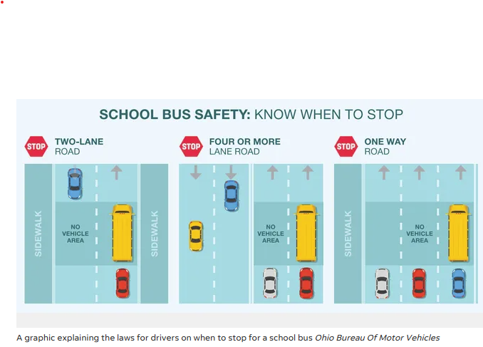 School Bus Safety Diagram
