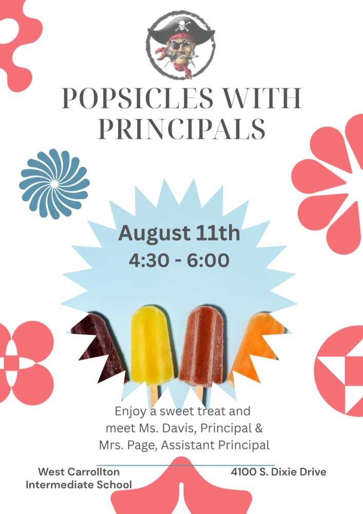 Popsicles with Principals