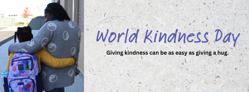 World Kindness Day - picture of mother hugging her child