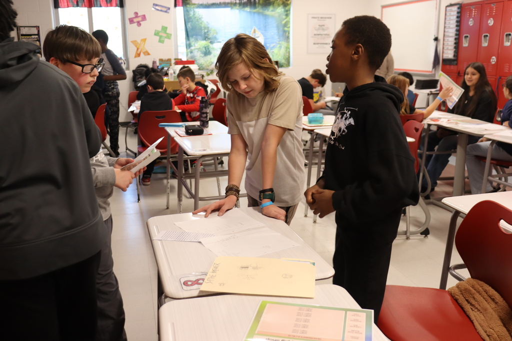 Students working together