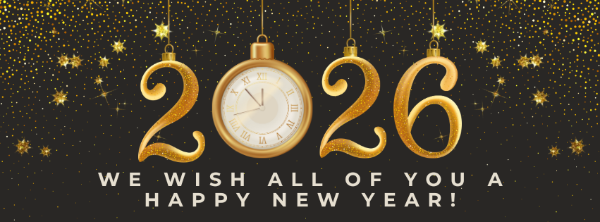 2026 - We wish all of you a Happy New Year!