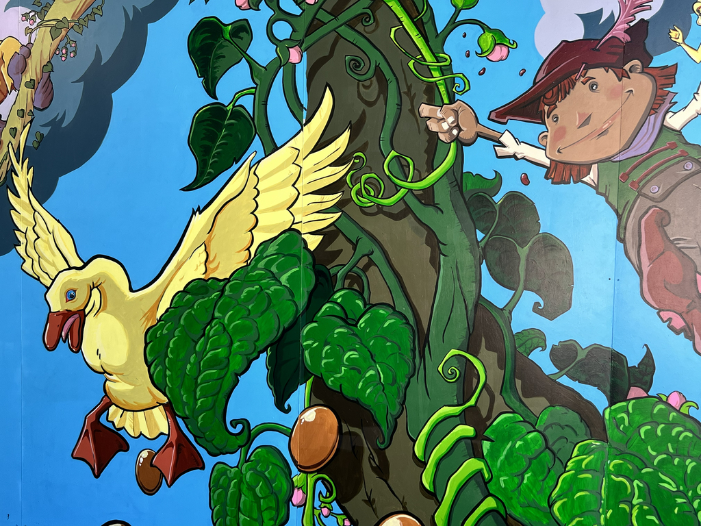 Mural Jack and the Beanstalk