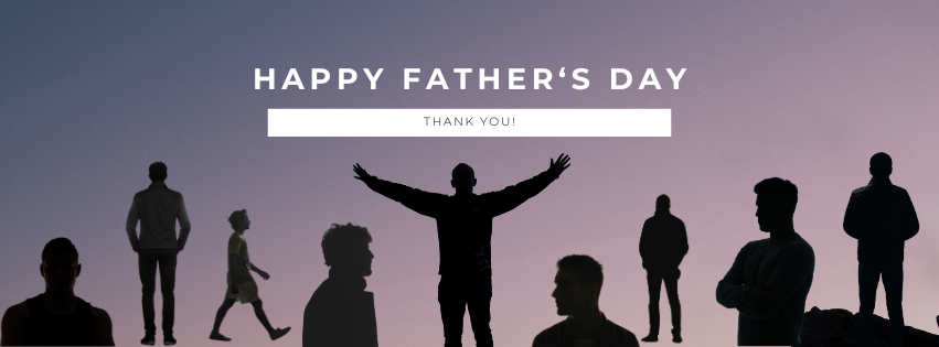 A silhouetted group of people with one man standing prominently with arms raised, set against a gradient background.