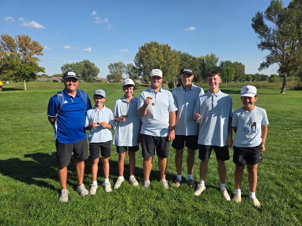 2025 West Central Boys' Golf State Qualifying Team