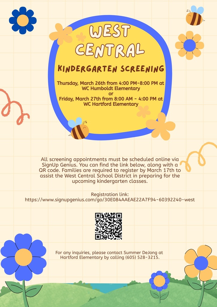 Kindergarten Screening 2026