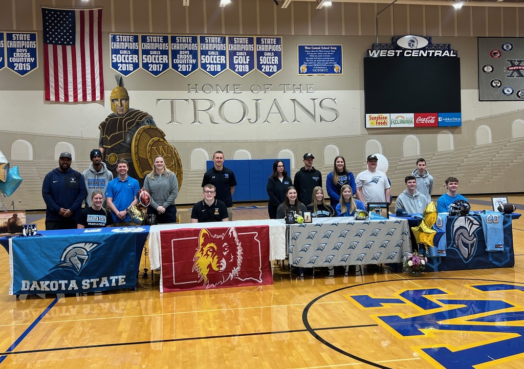 Signing Day Athletes and Coaches