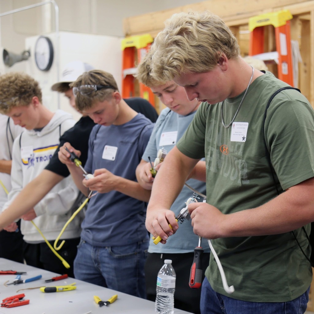 students doing activity