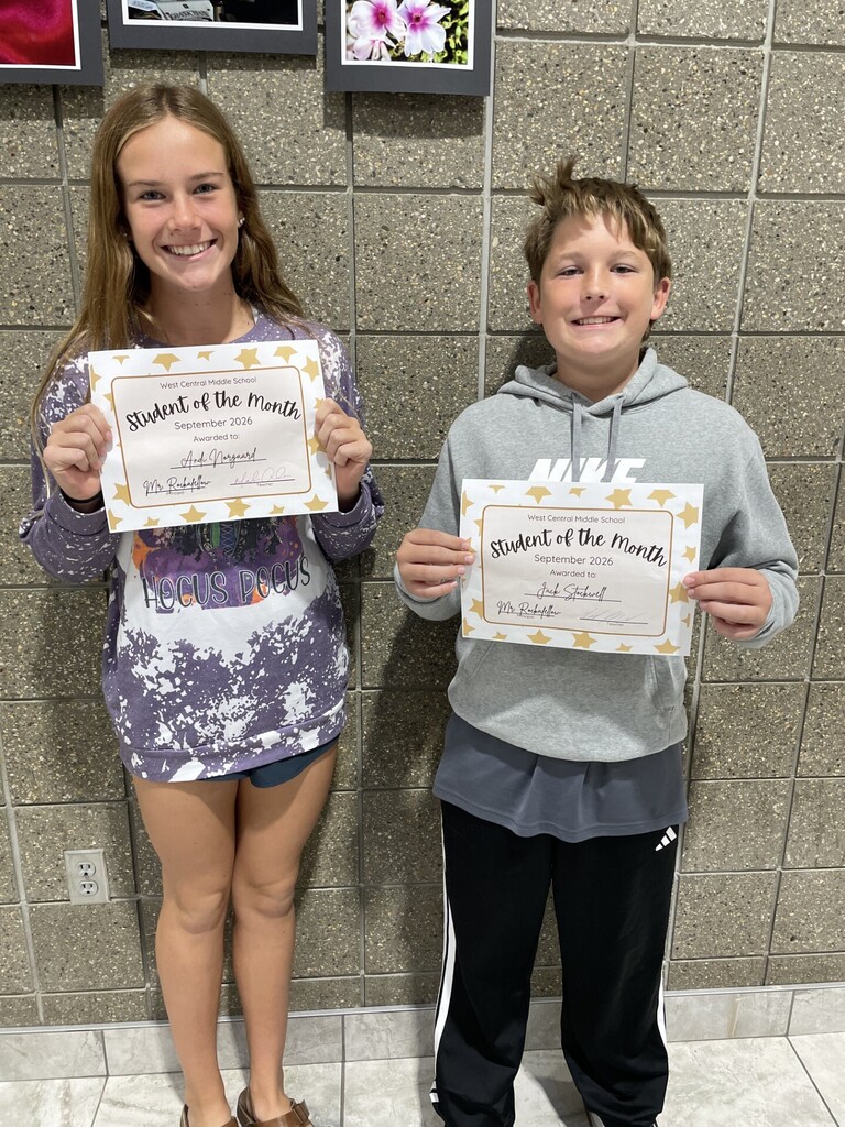September Students of the Month: Andi Norgaard & Jack Stockwell