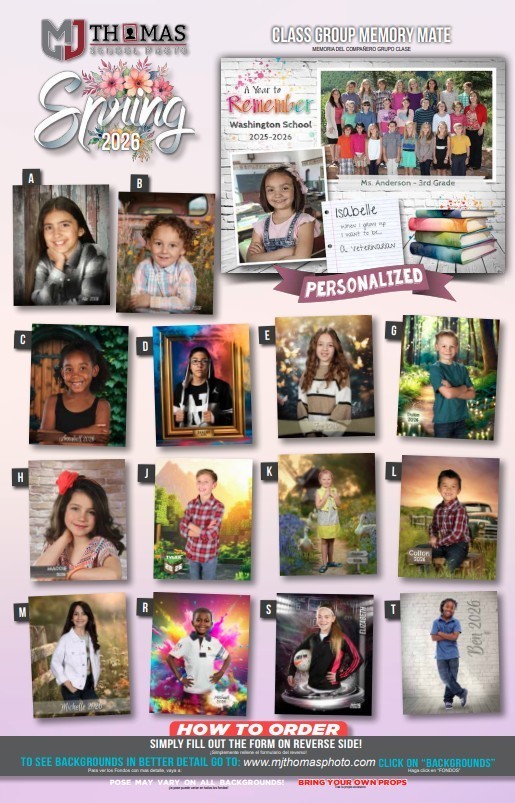 School picture day flyer