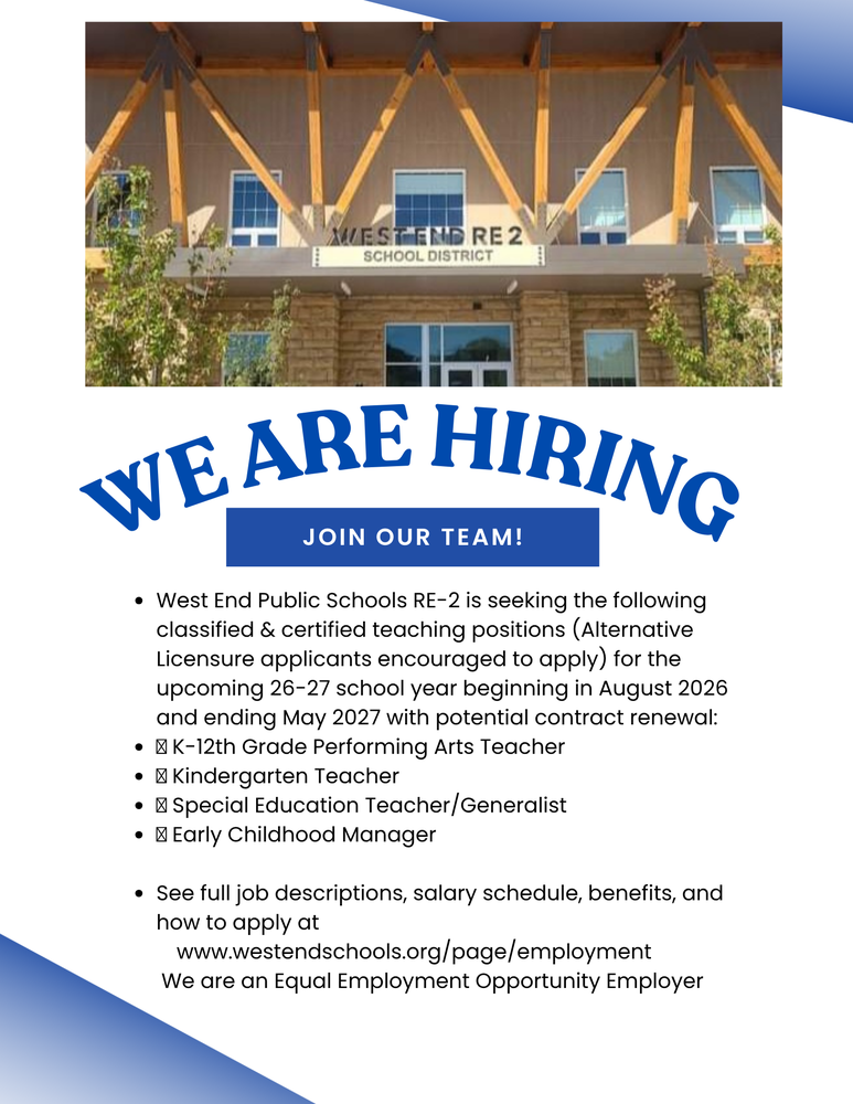 We are hiring