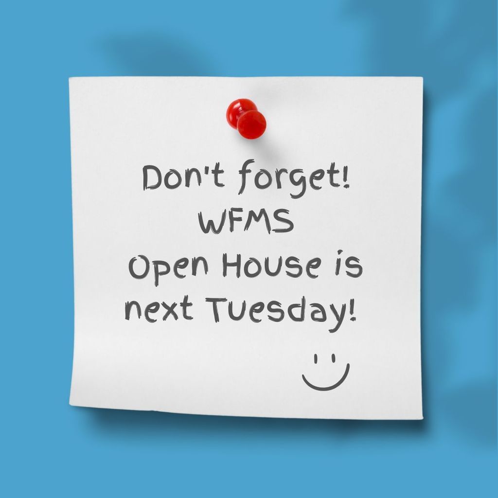 Open House Sitcky Note Reminder - 8/26/25