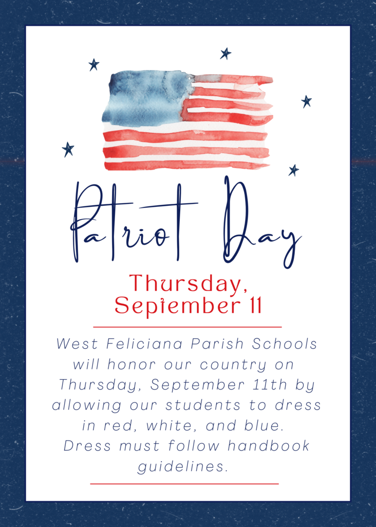 Dress in Red, White & Blue on 9/11