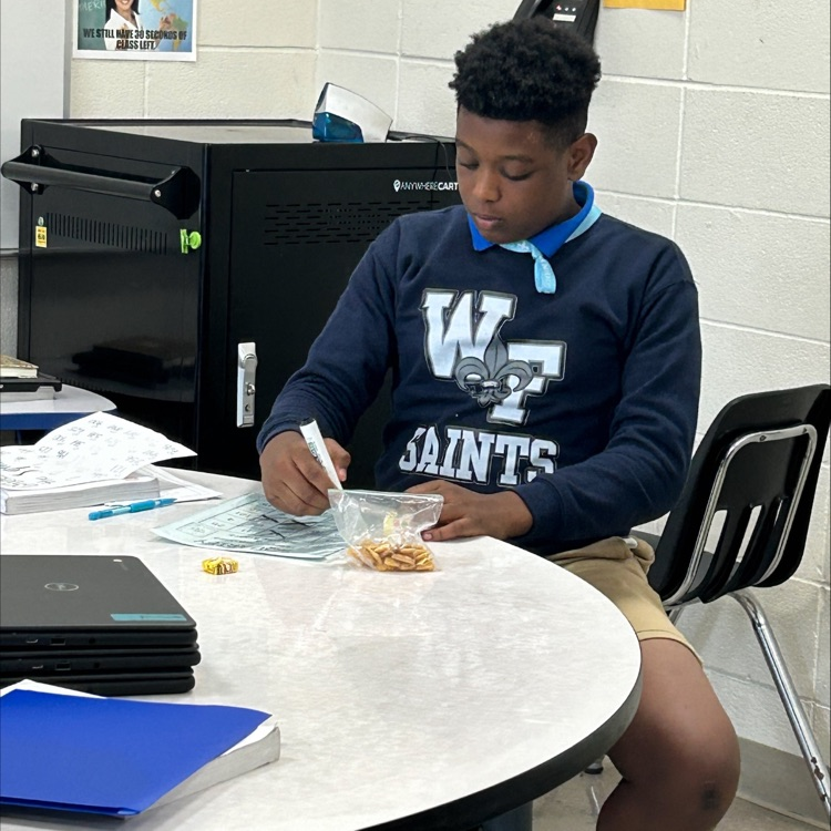 Students celebrate square day.