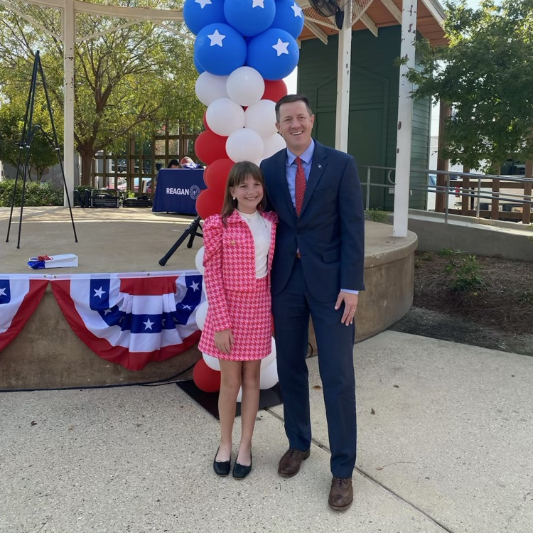 Olivia Norris pictured with State Superintendent Cade Brumley  